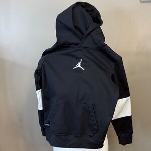 Jordan Kids Black and White Hoodie